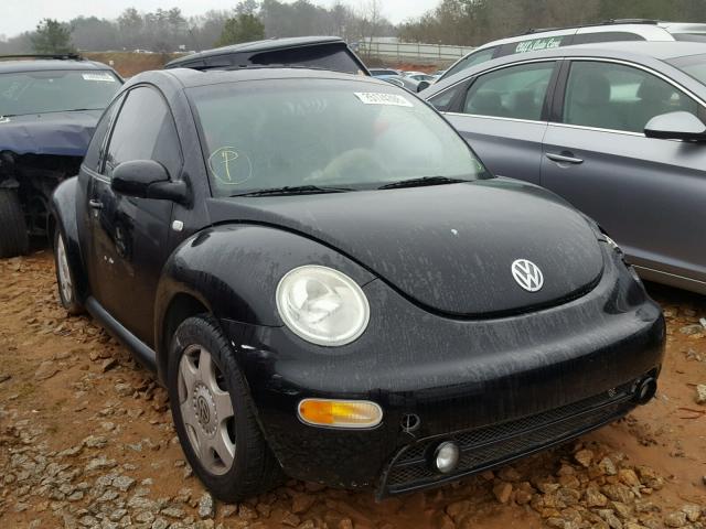 3VWCB21C91M444209 - 2001 VOLKSWAGEN NEW BEETLE BLACK photo 1