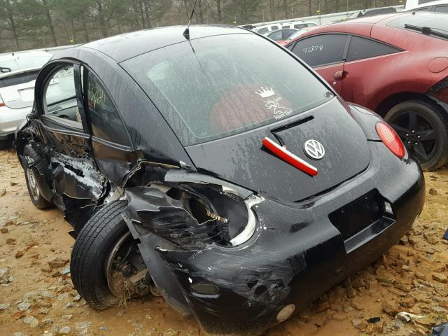 3VWCB21C91M444209 - 2001 VOLKSWAGEN NEW BEETLE 黑色 照片 3