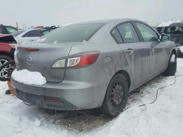 JM1BL1SF5A1239496 - 2010 MAZDA 3 I SILVER photo 4