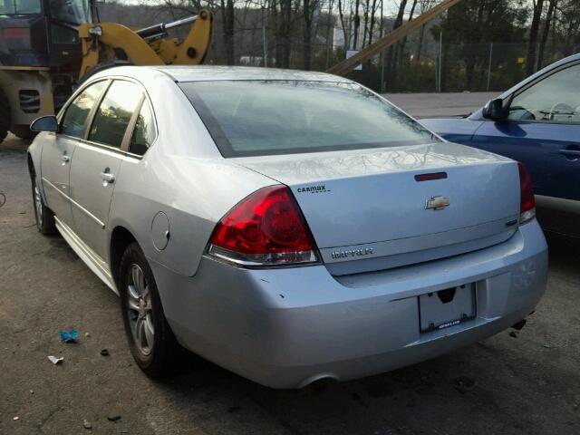 2G1WF5E31D1225460 - 2013 CHEVROLET IMPALA LS SILVER photo 3