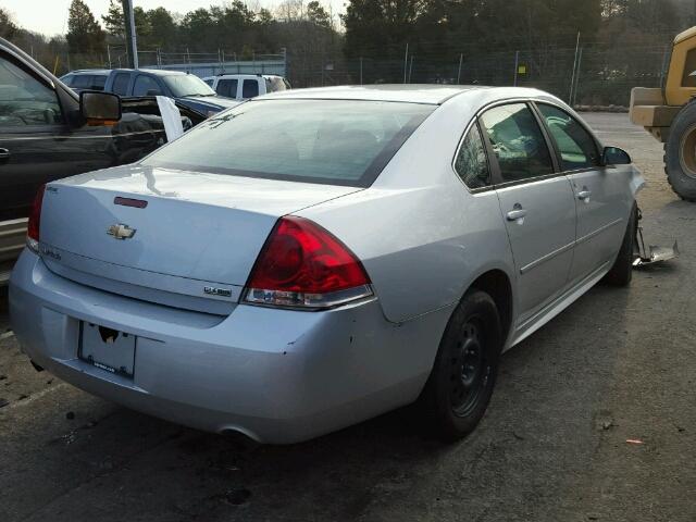 2G1WF5E31D1225460 - 2013 CHEVROLET IMPALA LS SILVER photo 4