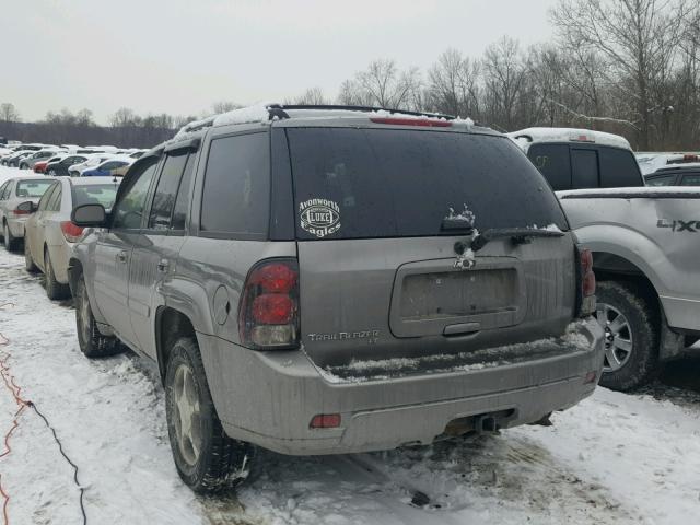 1GNDT13SX82146599 - 2008 CHEVROLET TRAILBLAZE GRAY photo 3