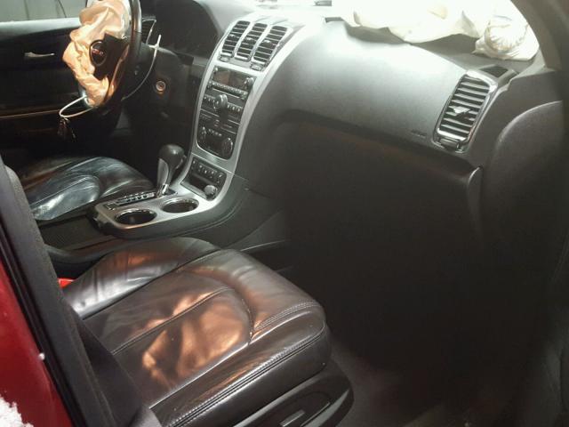 1GKEV23D99J211520 - 2009 GMC ACADIA SLT წითელი ფოტო 5