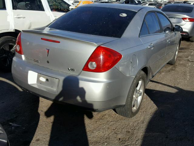 1G2ZG58N674163386 - 2007 PONTIAC G6 BASE GRAY photo 4