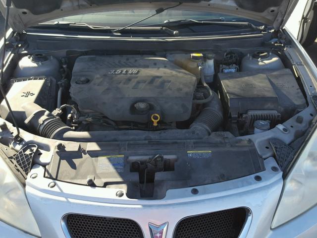 1G2ZG58N674163386 - 2007 PONTIAC G6 BASE GRAY photo 7