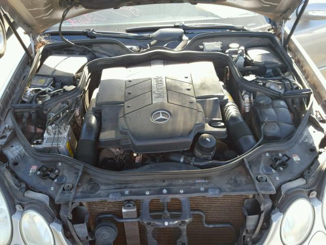 WDBUF70J04A457195 - 2004 MERCEDES-BENZ E 500 GRAY photo 7