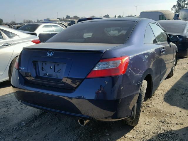 2HGFG12839H524770 - 2009 HONDA CIVIC EX ლურჯი ფოტო 4
