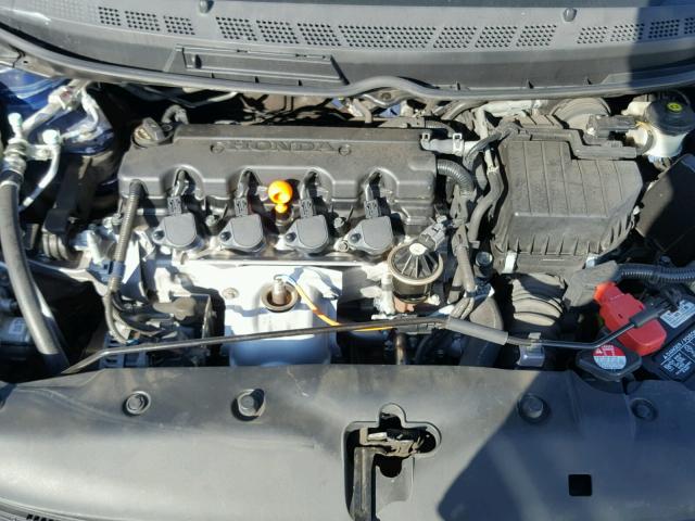 2HGFG12839H524770 - 2009 HONDA CIVIC EX ლურჯი ფოტო 7