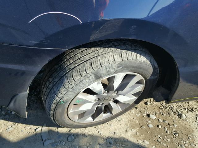 2HGFG12839H524770 - 2009 HONDA CIVIC EX ლურჯი ფოტო 9