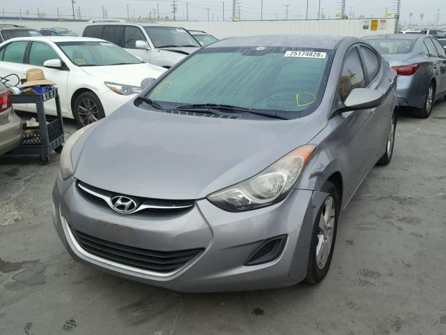 KMHDH4AE8BU108613 - 2011 HYUNDAI ELANTRA GL GRAY photo 2