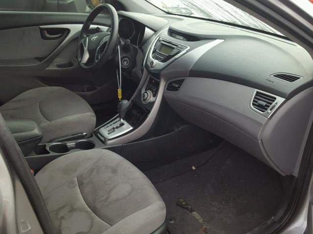 KMHDH4AE8BU108613 - 2011 HYUNDAI ELANTRA GL GRAY photo 5