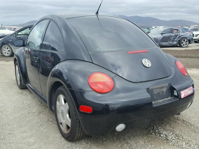 3VWCK21C81M447991 - 2001 VOLKSWAGEN NEW BEETLE 黑色 照片 3