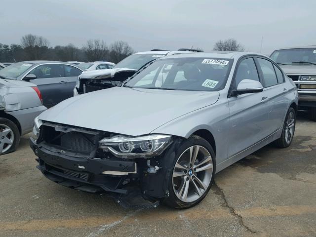 WBA8E9G59GNT87653 - 2016 BMW 328 I SULE SILVER photo 2