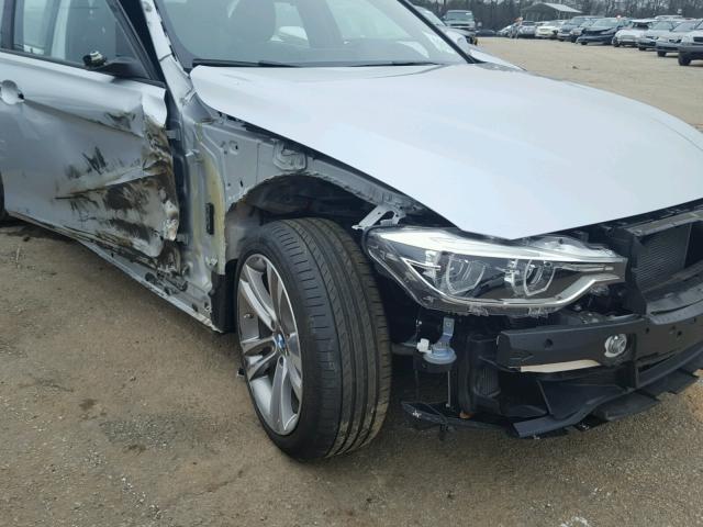 WBA8E9G59GNT87653 - 2016 BMW 328 I SULE SILVER photo 9