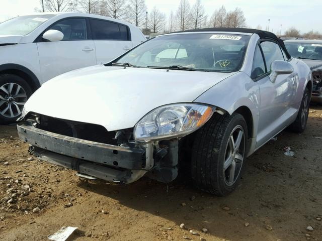 4A3AL25F78E039751 - 2008 MITSUBISHI ECLIPSE SP SILVER photo 2