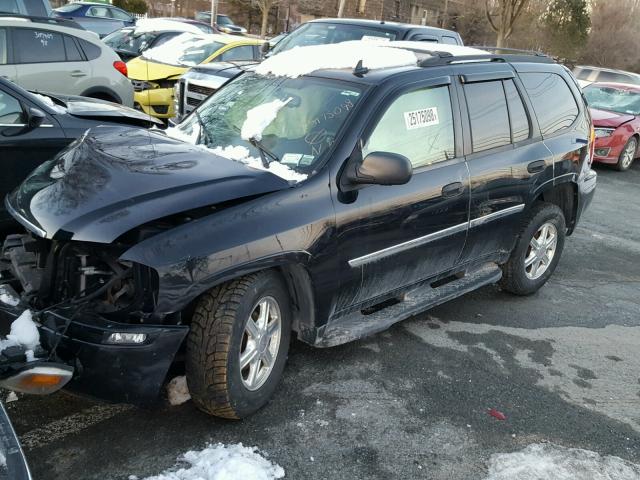 1GKDT13S582153764 - 2008 GMC ENVOY BLACK photo 2