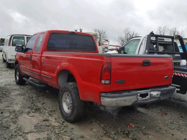 1FTSX31F2XED38845 - 1999 FORD F350 SRW S RED photo 3