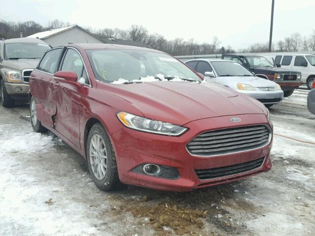 3FA6P0K96ER251233 - 2014 FORD FUSION TIT RED photo 1