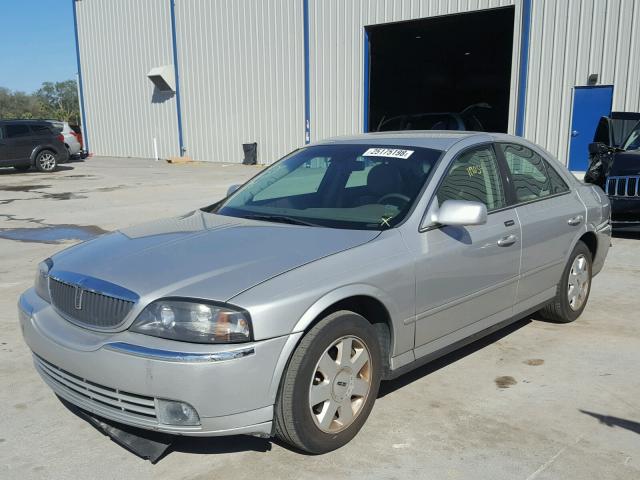 1LNHM86S64Y648671 - 2004 LINCOLN LS SILVER photo 2