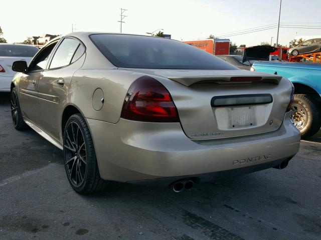 2G2WP522341337276 - 2004 PONTIAC GRAND PRIX 金色 照片 3