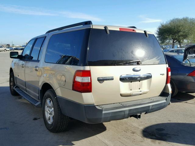 1FMFK155X7LA72388 - 2007 FORD EXPEDITION GOLD photo 3