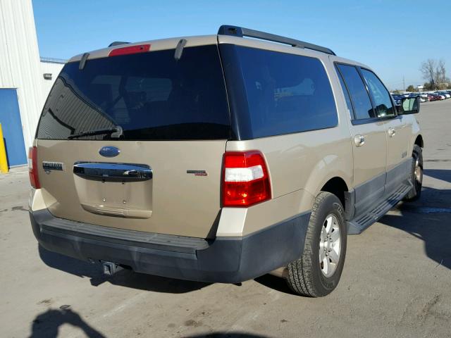 1FMFK155X7LA72388 - 2007 FORD EXPEDITION GOLD photo 4