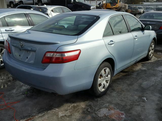 4T1BE46K07U552168 - 2007 TOYOTA CAMRY NEW BLUE photo 4