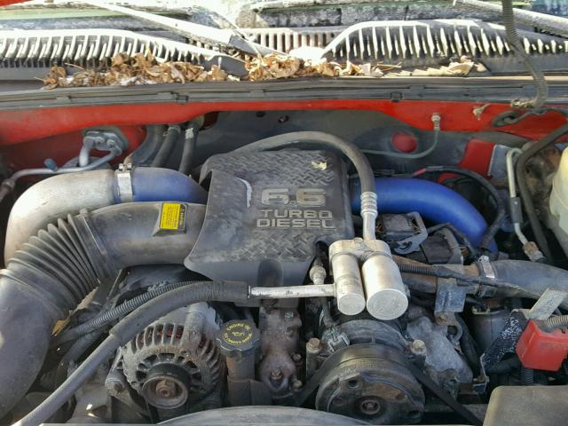 1GCHK29151E266431 - 2001 CHEVROLET SILVERADO RED photo 7