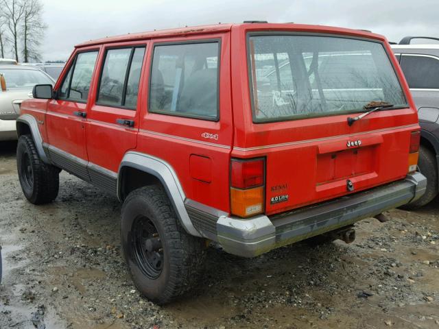 1J4FJ78S4TL195734 - 1996 JEEP CHEROKEE C RED photo 3