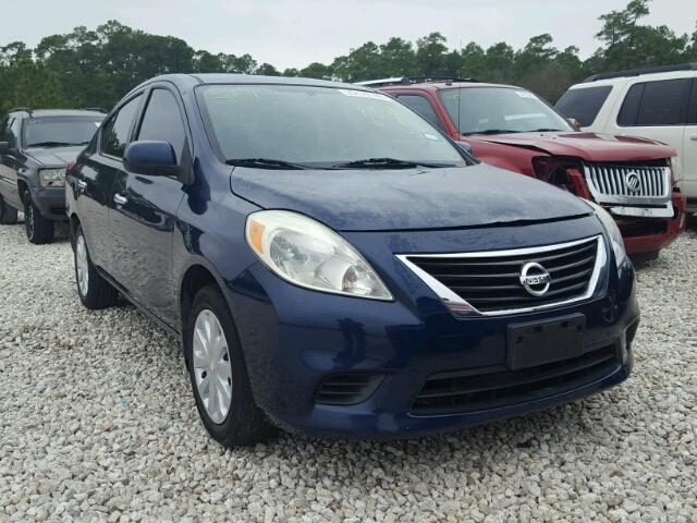 3N1CN7AP2CL874234 - 2012 NISSAN VERSA S BLUE photo 1