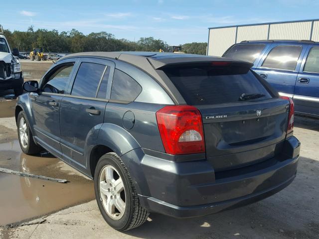 1B3HB48B57D582613 - 2007 DODGE CALIBER SX BLUE photo 3