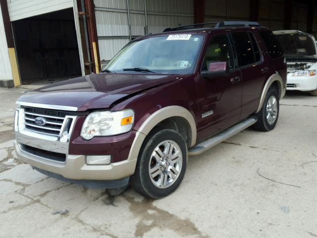 1FMEU74E58UA41829 - 2008 FORD EXPLORER E BURGUNDY photo 2