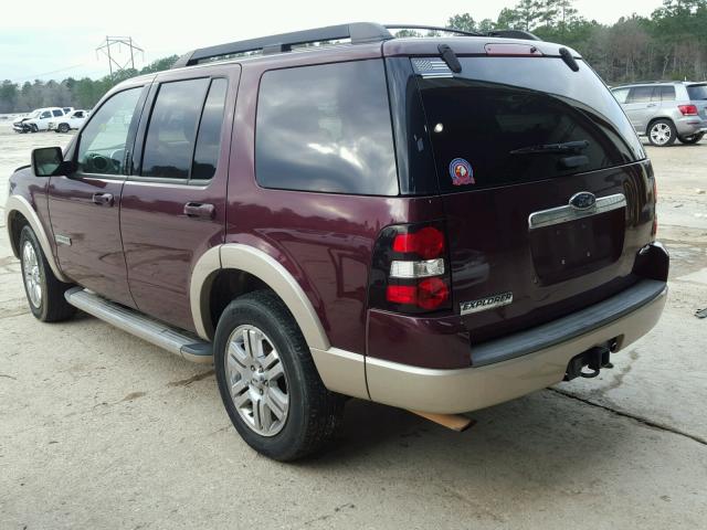 1FMEU74E58UA41829 - 2008 FORD EXPLORER E BURGUNDY photo 3