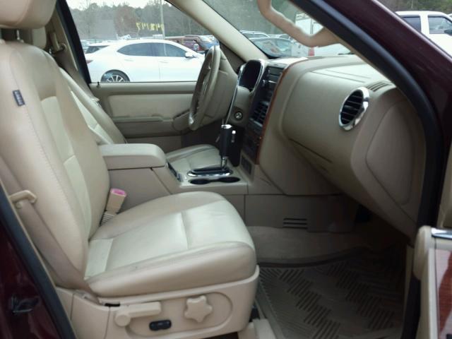 1FMEU74E58UA41829 - 2008 FORD EXPLORER E BURGUNDY photo 5