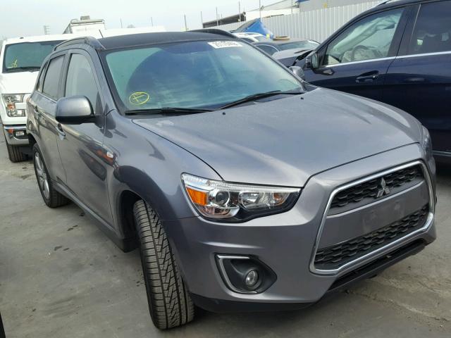 4A4AP4AU9EE010196 - 2014 MITSUBISHI OUTLANDER GRAY photo 1