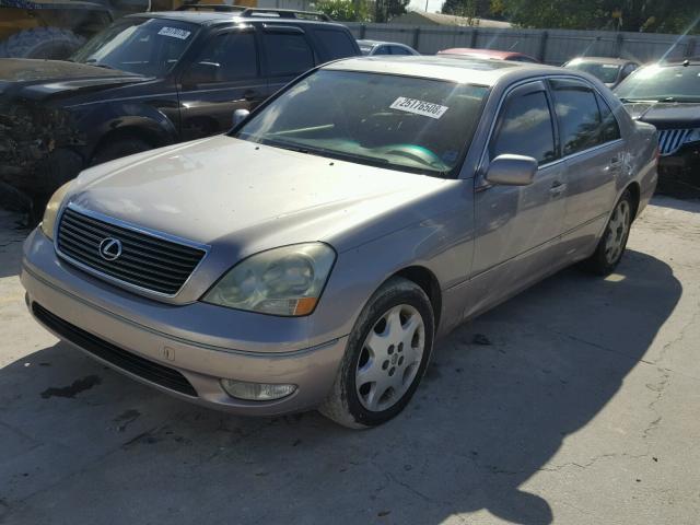 JTHBN30F010020491 - 2001 LEXUS LS 430 GRAY photo 2