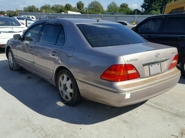 JTHBN30F010020491 - 2001 LEXUS LS 430 GRAY photo 3