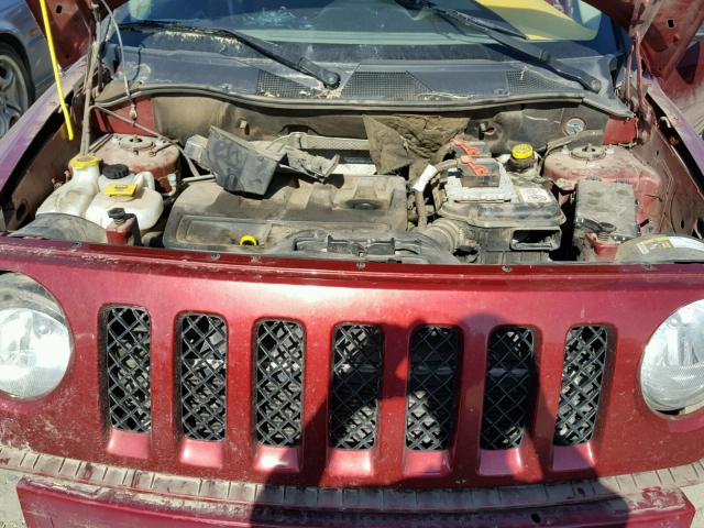 1C4NJRBB6FD256943 - 2015 JEEP PATRIOT SP RED photo 7