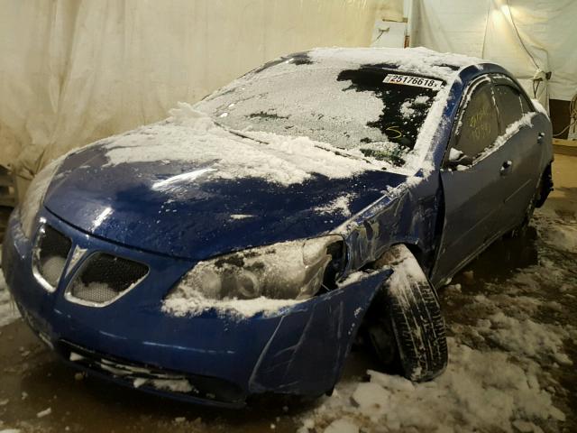 1G2ZF58BX74128424 - 2007 PONTIAC G6 VALUE L BLUE photo 2