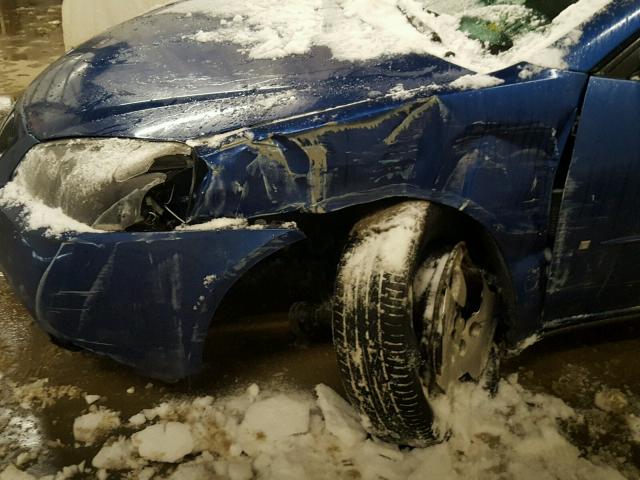 1G2ZF58BX74128424 - 2007 PONTIAC G6 VALUE L BLUE photo 9