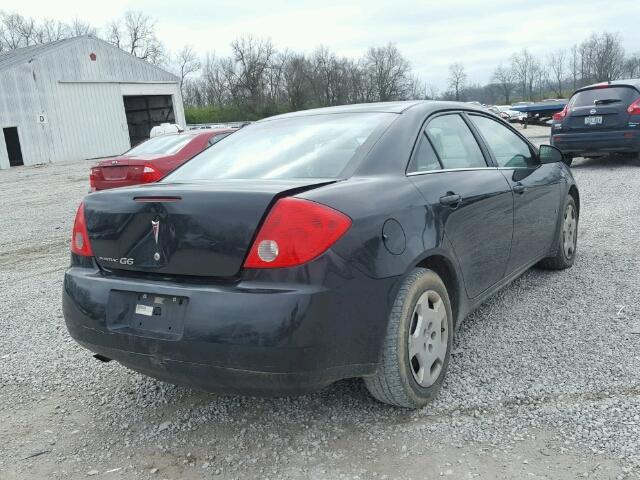 1G2ZF57B184267408 - 2008 PONTIAC G6 VALUE L BLACK photo 4