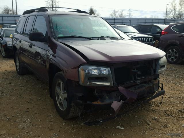 1GNES16S166111684 - 2006 CHEVROLET TRAILBLAZE MAROON photo 1