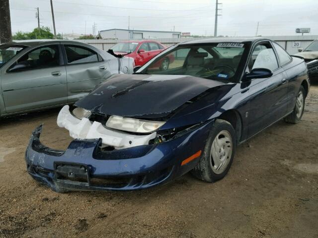 1G8ZH1275VZ321755 - 1997 SATURN SC2 BLUE photo 2