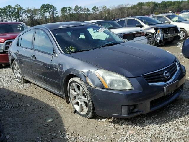 1N4BA41E08C800725 - 2008 NISSAN MAXIMA SE GRAY photo 1