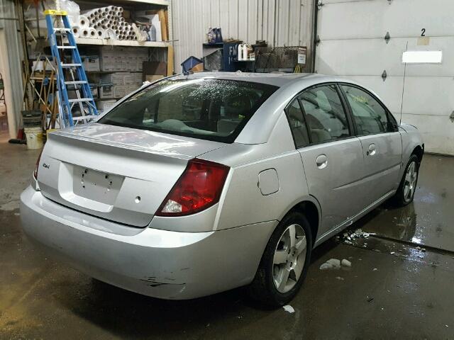 1G8AL55F77Z148121 - 2007 SATURN ION LEVEL SILVER photo 4