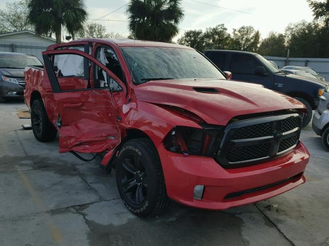 1C6RR7MT3HS788354 - 2017 RAM 1500 SPORT RED photo 1