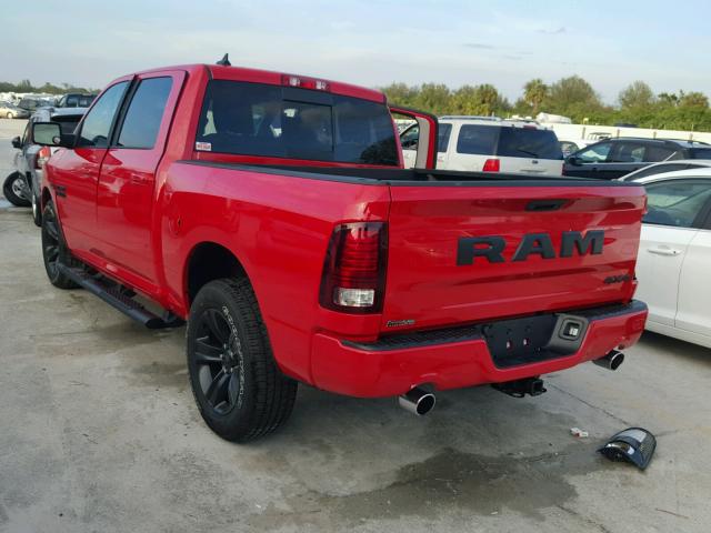 1C6RR7MT3HS788354 - 2017 RAM 1500 SPORT RED photo 3