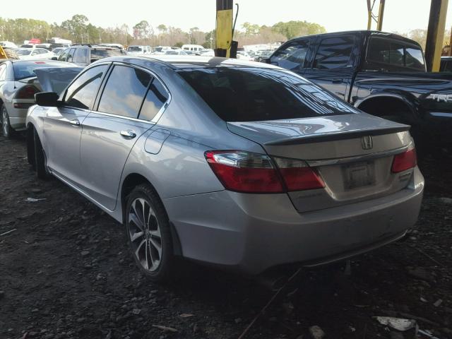 1HGCR2F59EA265035 - 2014 HONDA ACCORD SPO SILVER photo 3