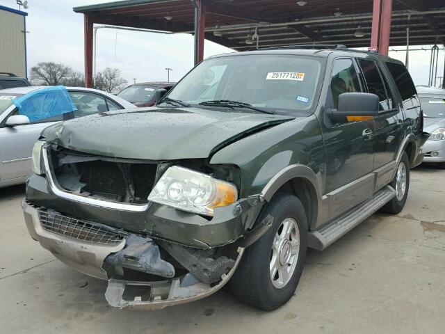 1FMPU17L04LB11334 - 2004 FORD EXPEDITION GREEN photo 2