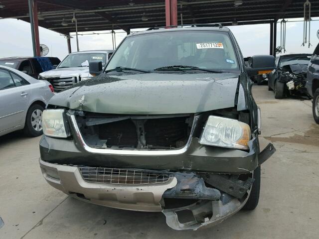 1FMPU17L04LB11334 - 2004 FORD EXPEDITION GREEN photo 9